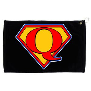 Super Qanon Logo Grommeted Golf Towel