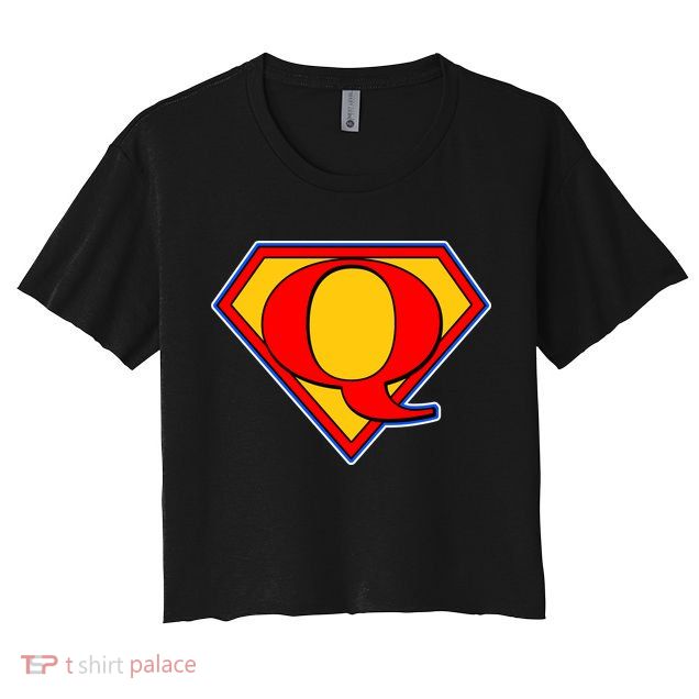 Super Qanon Logo Crop Top