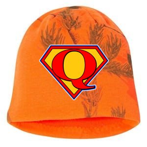 Super Qanon Logo Kati - Camo Knit Beanie