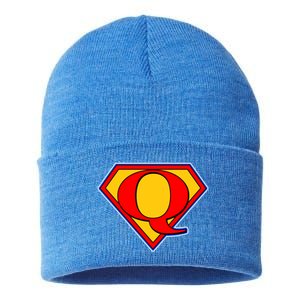 Super Qanon Logo Sustainable Knit Beanie