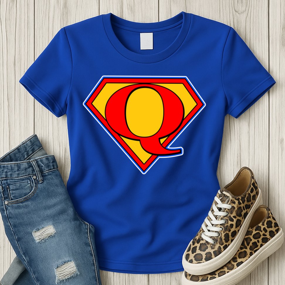 Super Qanon Logo Womens T-Shirt
