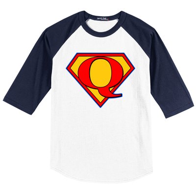 Super Qanon Logo Baseball Sleeve Shirt