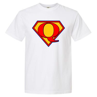 Super Qanon Logo Garment-Dyed Heavyweight T-Shirt