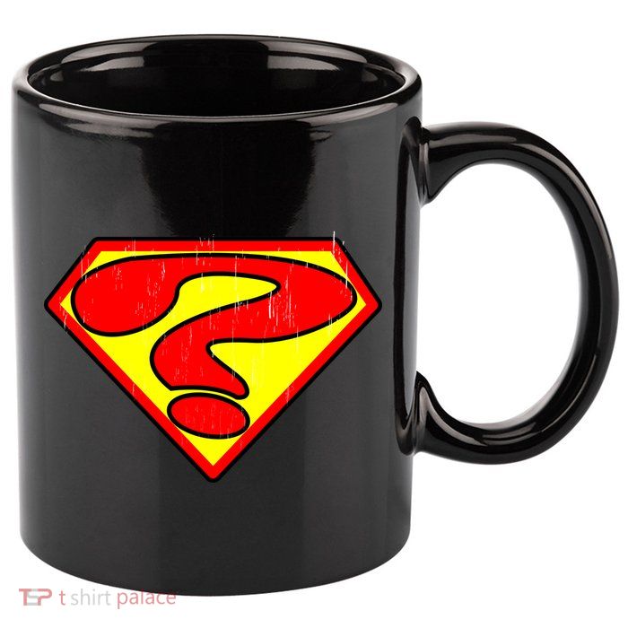 Super Question Retro 11oz C Handle Ceramic Mug
