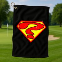 Super Question Retro Golf Towel