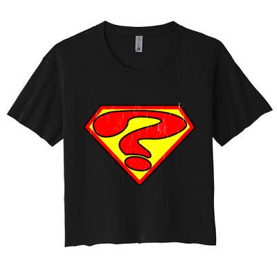 Super Question Retro Crop Top