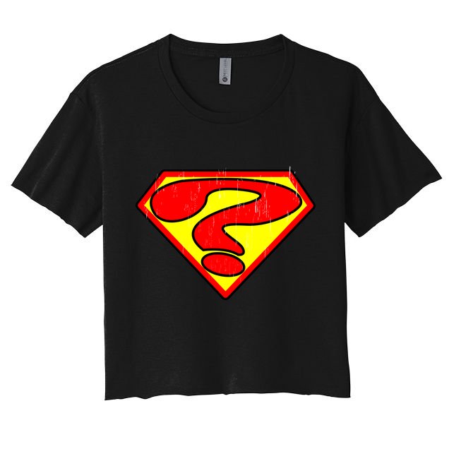 Super Question Retro Crop Top