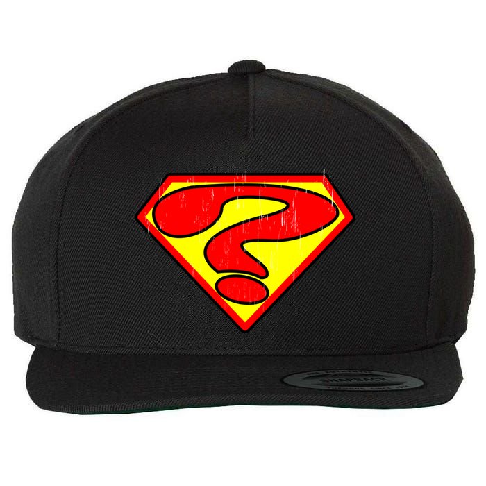 Super Question Retro Wool Snapback Cap