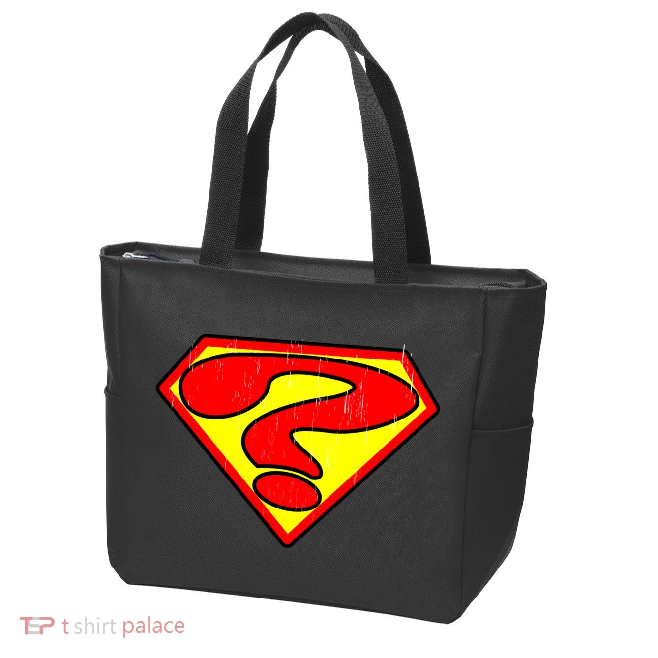 Super Question Retro Zip Tote Bag