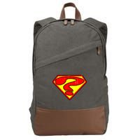 Super Question Retro Cotton Canvas Backpack