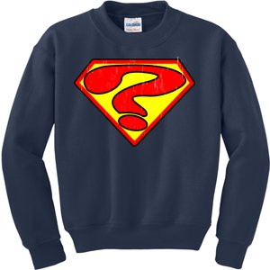 Super Question Retro Kids Sweatshirt