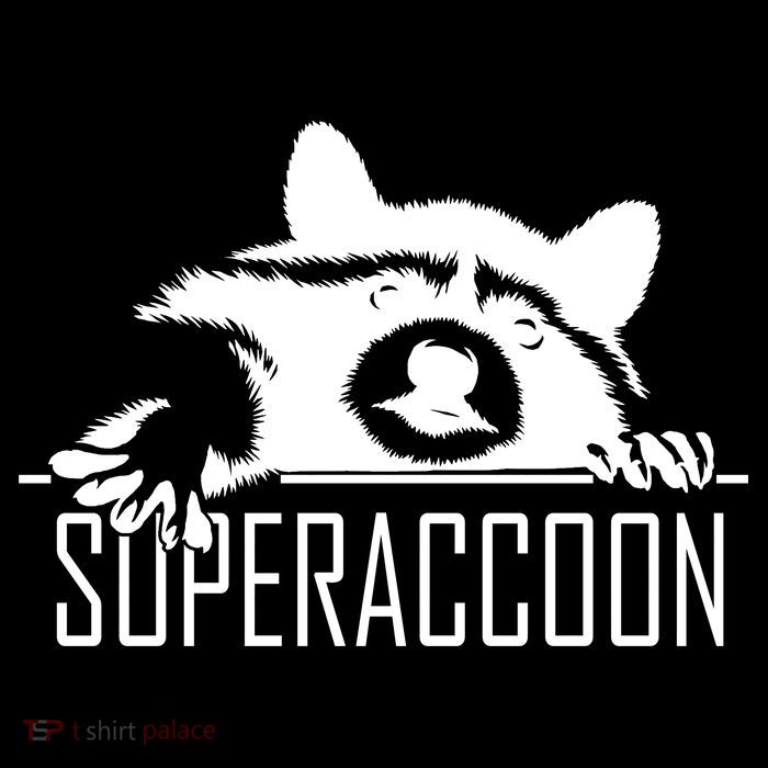 Super Raccoon Superraccon Trash Panda Flexfit Unipanel Trucker Cap