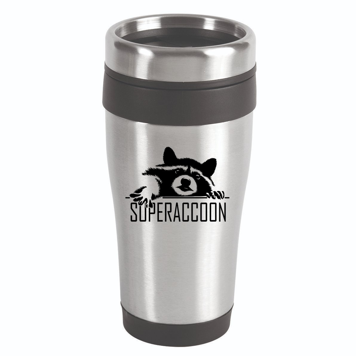 Super Raccoon Superraccon Trash Panda 16oz Travel Tumbler