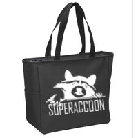 Super Raccoon Superraccon Trash Panda Zip Tote Bag