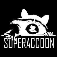 Super Raccoon Superraccon Trash Panda Zip Tote Bag