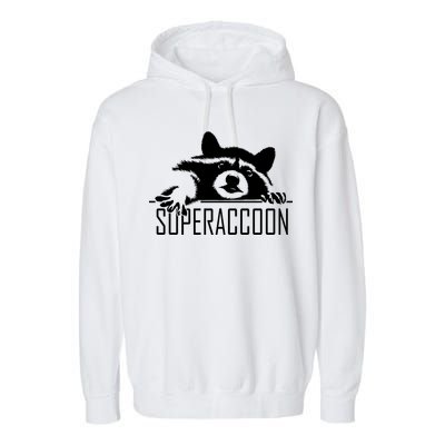 Super Raccoon Superraccon Trash Panda Garment-Dyed Fleece Hoodie