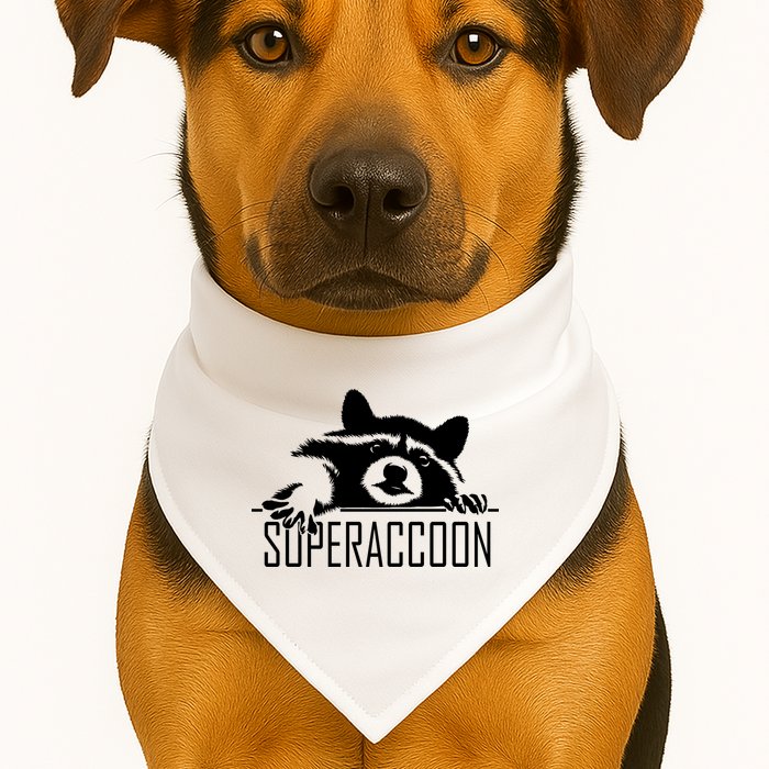 Super Raccoon Superraccon Trash Panda USA-Made Doggie Bandana