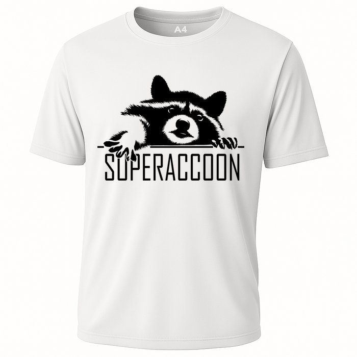 Super Raccoon Superraccon Trash Panda Performance Shirt