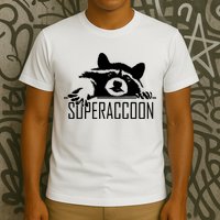 Super Raccoon Superraccon Trash Panda T-Shirt