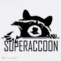Super Raccoon Superraccon Trash Panda 11oz C Handle Ceramic Mug
