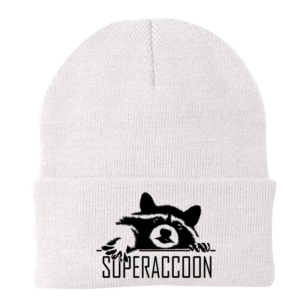 Super Raccoon Superraccon Trash Panda Beanie