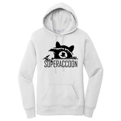Super Raccoon Superraccon Trash Panda Women's Pullover Hoodie