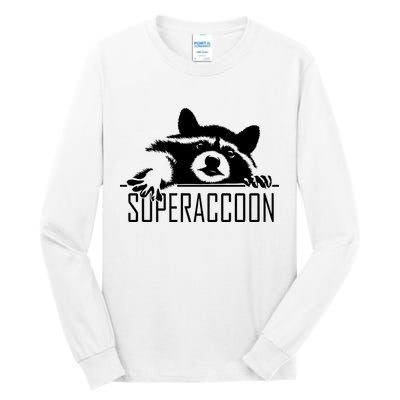 Super Raccoon Superraccon Trash Panda Tall Long Sleeve T-Shirt