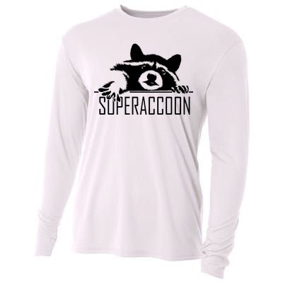 Super Raccoon Superraccon Trash Panda Cooling Performance Long Sleeve Crew