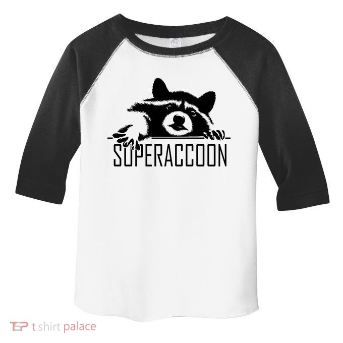 Super Raccoon Superraccon Trash Panda Toddler Fine Jersey T-Shirt