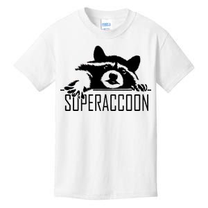 Super Raccoon Superraccon Trash Panda Kids T-Shirt