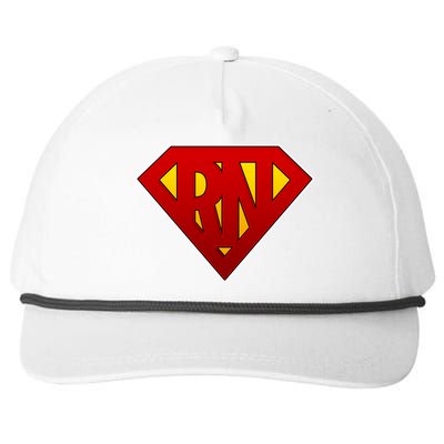 Super RN Registered Nurse Snapback Five-Panel Rope Hat