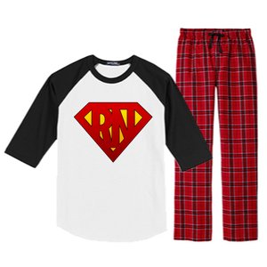 Super RN Registered Nurse Raglan Sleeve Pajama Set