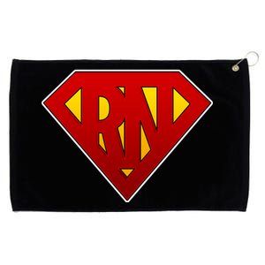 Super RN Registered Nurse Grommeted Golf Towel