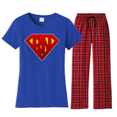 Super RN Registered Nurse Women's Flannel Pajama Set