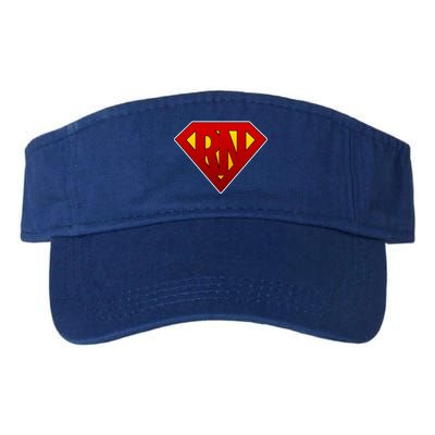 Super RN Registered Nurse Valucap Bio-Washed Visor