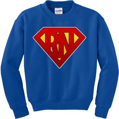 Super RN Registered Nurse Kids Sweatshirt