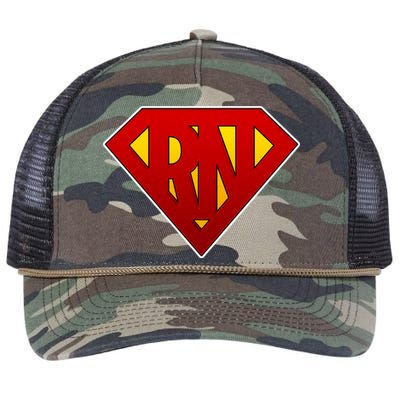 Super RN Registered Nurse Retro Rope Trucker Hat Cap