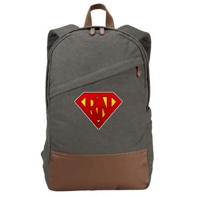 Super RN Registered Nurse Cotton Canvas Backpack