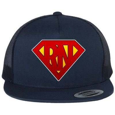 Super RN Registered Nurse Flat Bill Trucker Hat