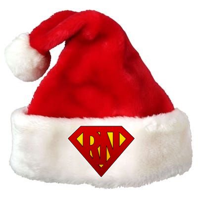 Super RN Registered Nurse Premium Christmas Santa Hat