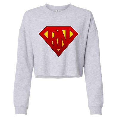 Super RN Registered Nurse Cropped Pullover Crew