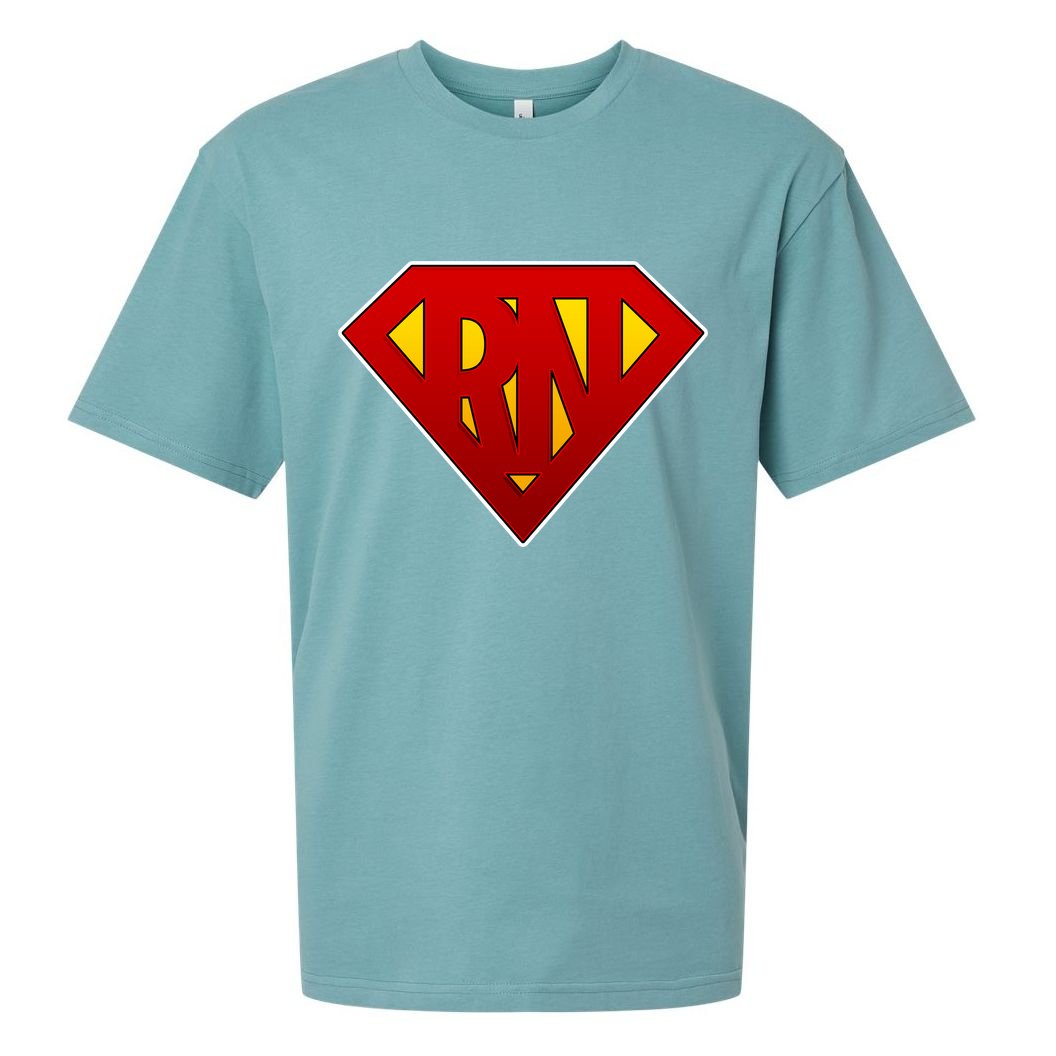 Super RN Registered Nurse Sueded Cloud Jersey T-Shirt