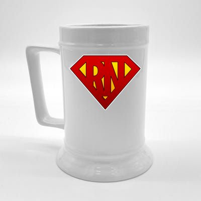 Super RN Registered Nurse Beer Stein