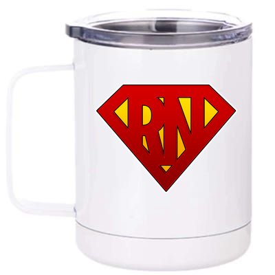 Super RN Registered Nurse 12 oz Stainless Steel Tumbler Cup