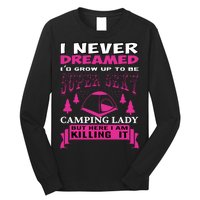 Super Sexy Camping Lady Long Sleeve Shirt