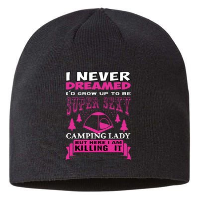 Super Sexy Camping Lady Sustainable Beanie