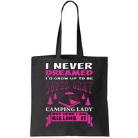 Super Sexy Camping Lady Tote Bag