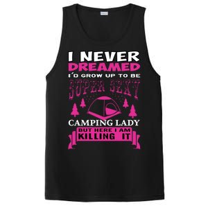 Super Sexy Camping Lady PosiCharge Competitor Tank