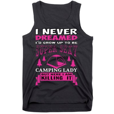 Super Sexy Camping Lady Tank Top