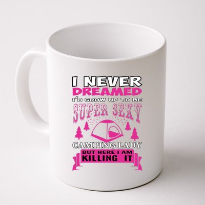 Super Sexy Camping Lady Coffee Mug